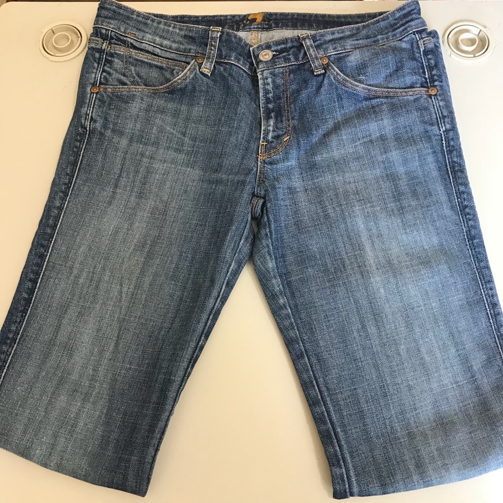 7 For All Mankind Women’s Button Flap Pock…